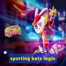 sporting bets login